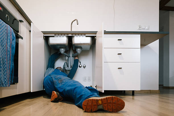 Professional Drain Cleaning technician working in Odessa, FL